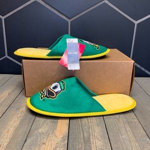 ~New W/O Box! Mens Oregon Ducks Sports College Slippers Green Yellow Multi Sizes